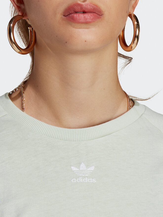 adidas adidas T-Shirt Essentials+ Made with Hemp T-Shirt HA7151 Grün Slim Fit