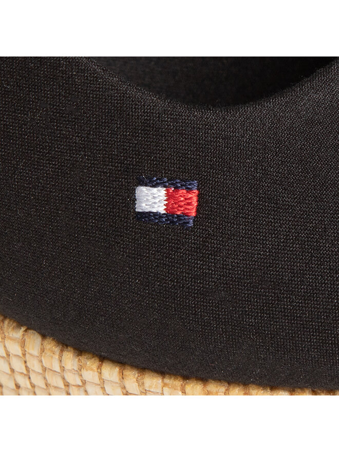 Tommy Hilfiger Espadrillas Tommy Hilfiger Iconic Elena Sling Back Wedge FW0FW04789 Nero