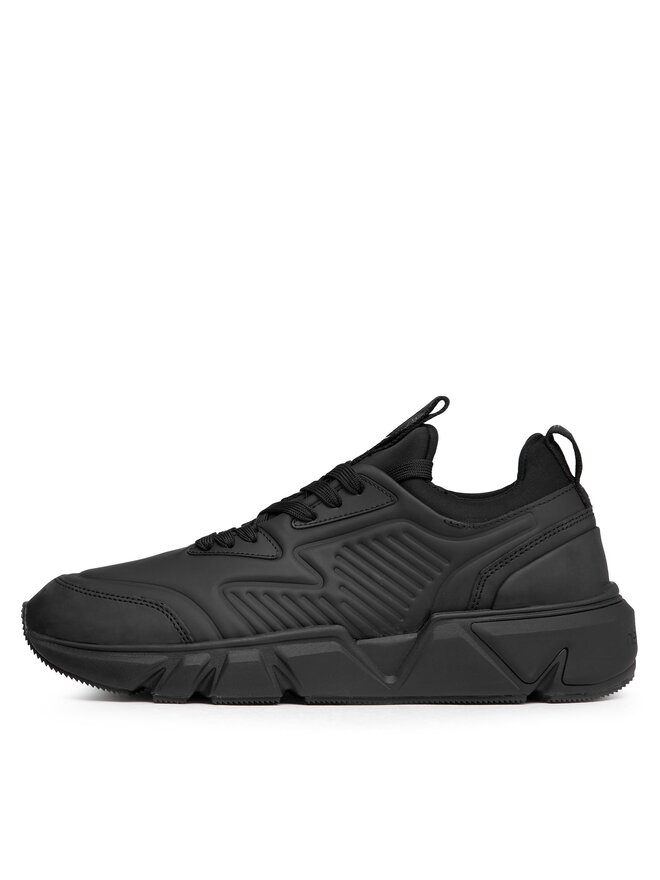 Calvin Klein Sneakers Calvin Klein Low Lace Up Lth HM0HM00317 Nero