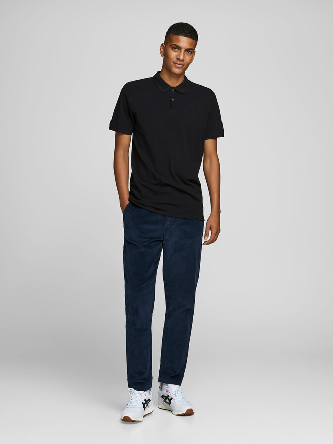 Jack&Jones Jack&Jones Poloshirt Basic 12136516 Schwarz Slim Fit