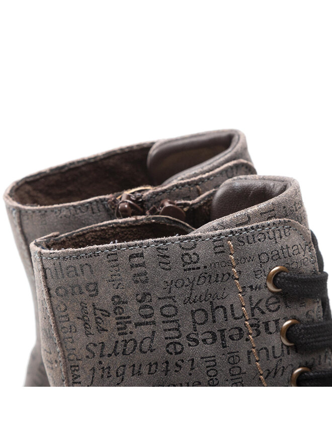 Josef Seibel Schnürschuhe Josef Seibel Sienna 82 99682 MI326 760 Grau