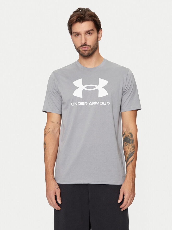 Under Armour Under Armour T-Shirt Ua Sportstyle Logo Update Ss 1382911 Grau Loose Fit