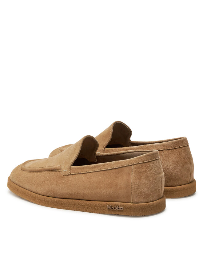 Max Mara Mokasyny Max Mara Softloafers 2424526311600 Beżowy