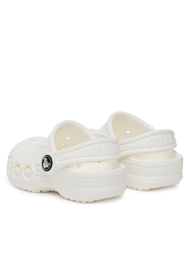 Crocs Klapki Crocs BAYA CLOG T 207012-100 Biały