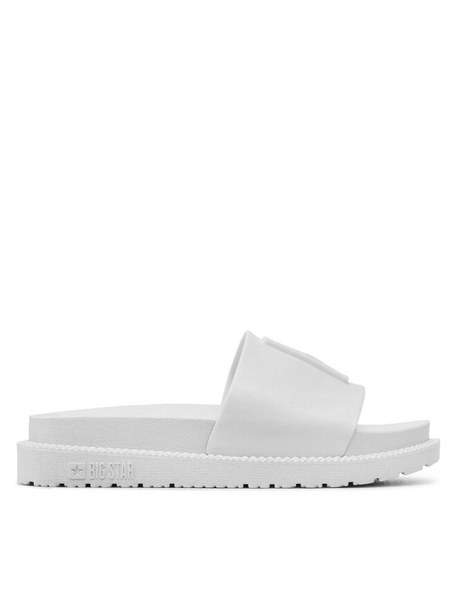 Big Star Shoes Klapki Big Star Shoes LL274428 Biały