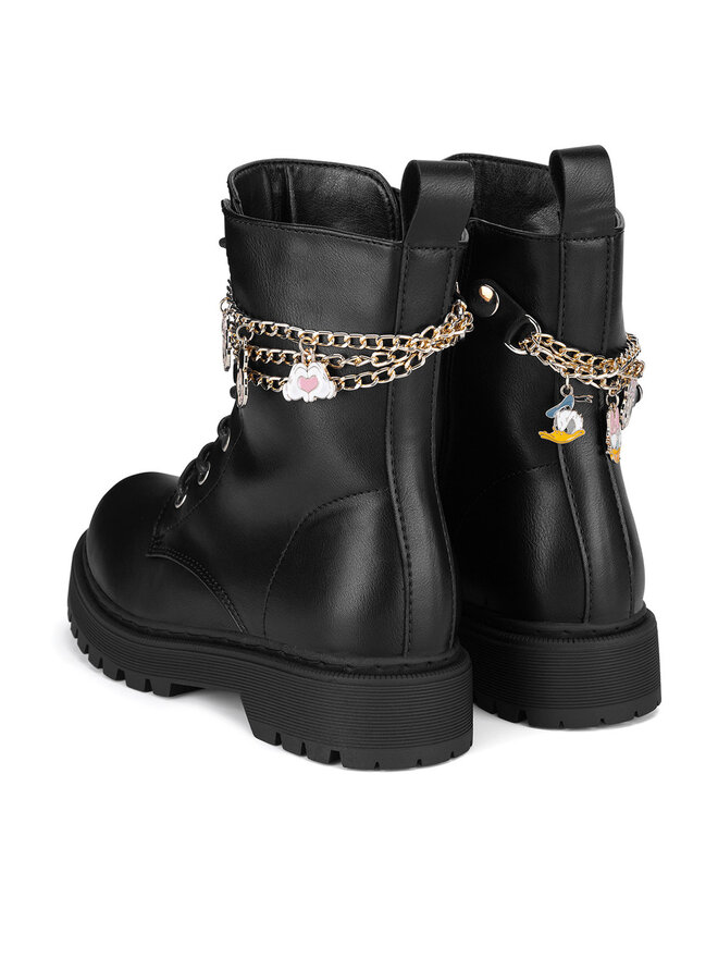 Mickey&Friends Šnurovacia obuv Mickey&Friends AW24-142DSTC Čierna