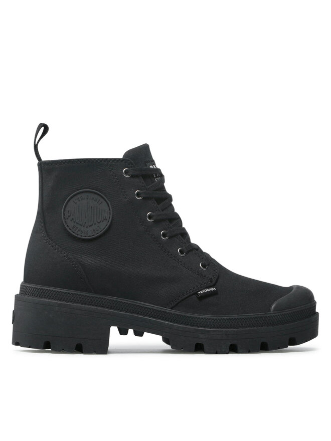 Palladium Bakancs Palladium Pallabase Twill 96907-008-M Fekete