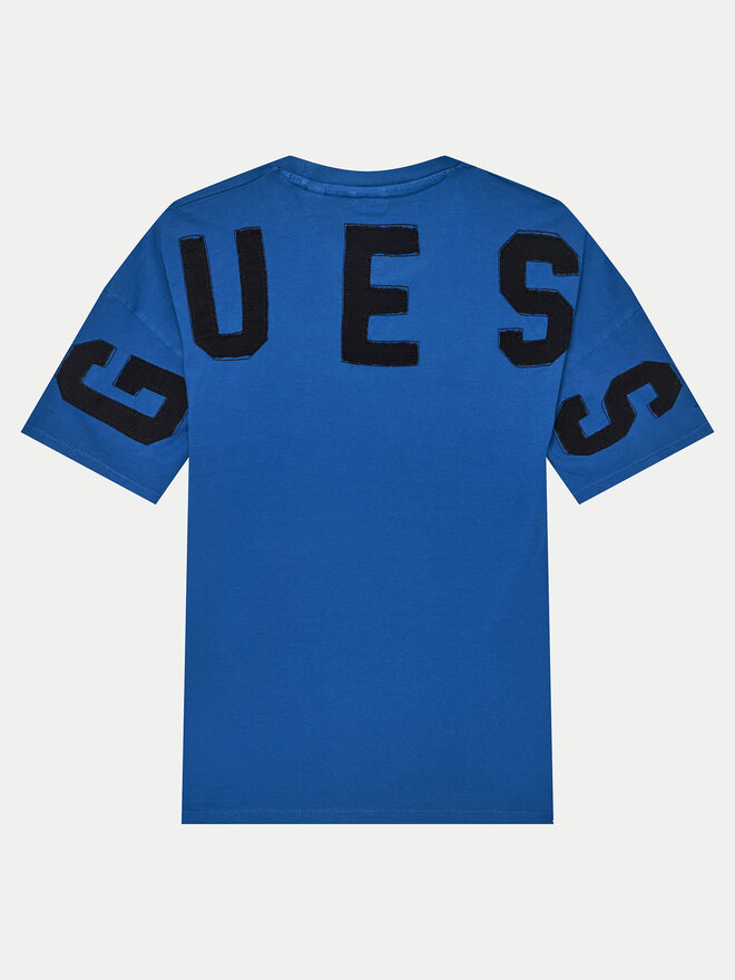 Guess Guess Marškinėliai L4YI08 K8HM4 Mėlyna Regular Fit