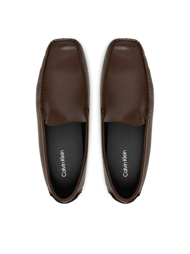 Calvin Klein Mokasyny Calvin Klein Driver Lth HM0HM01864 Brązowy