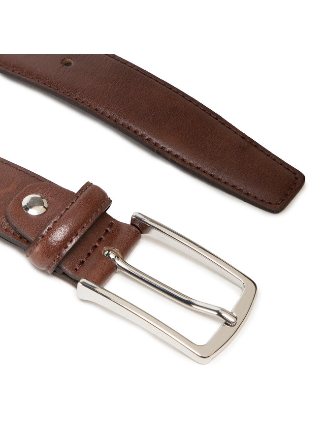 Jack&Jones Pánsky opasok Jack&Jones Jacchristopher Belt Noos 12136795 Hnedá
