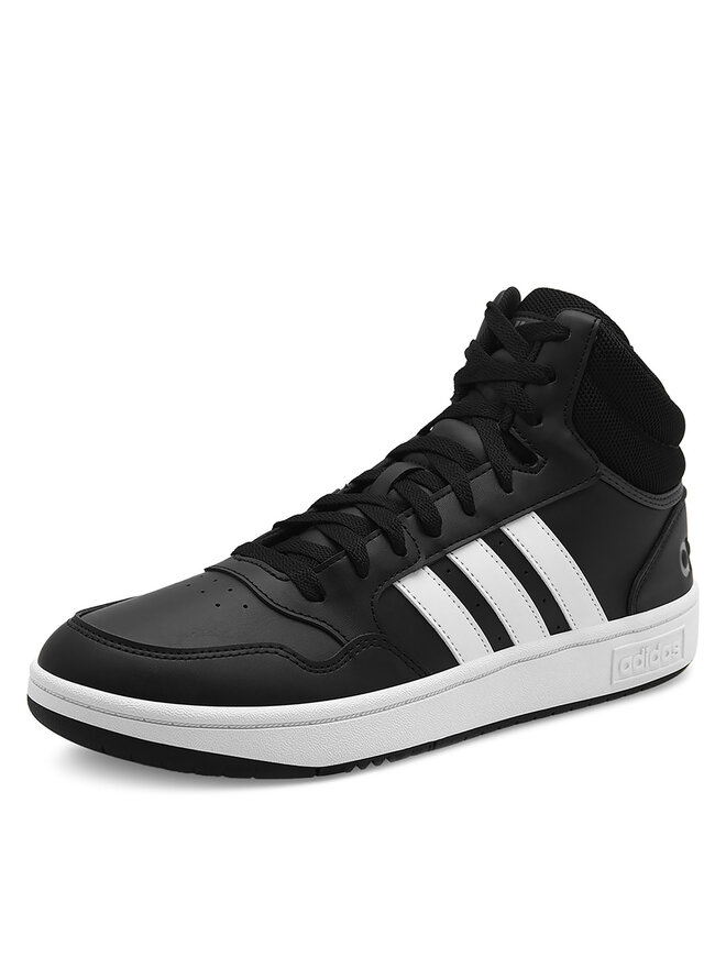 adidas Αθλητικά adidas Hoops 3.0 Mid GW3020 Μαύρο
