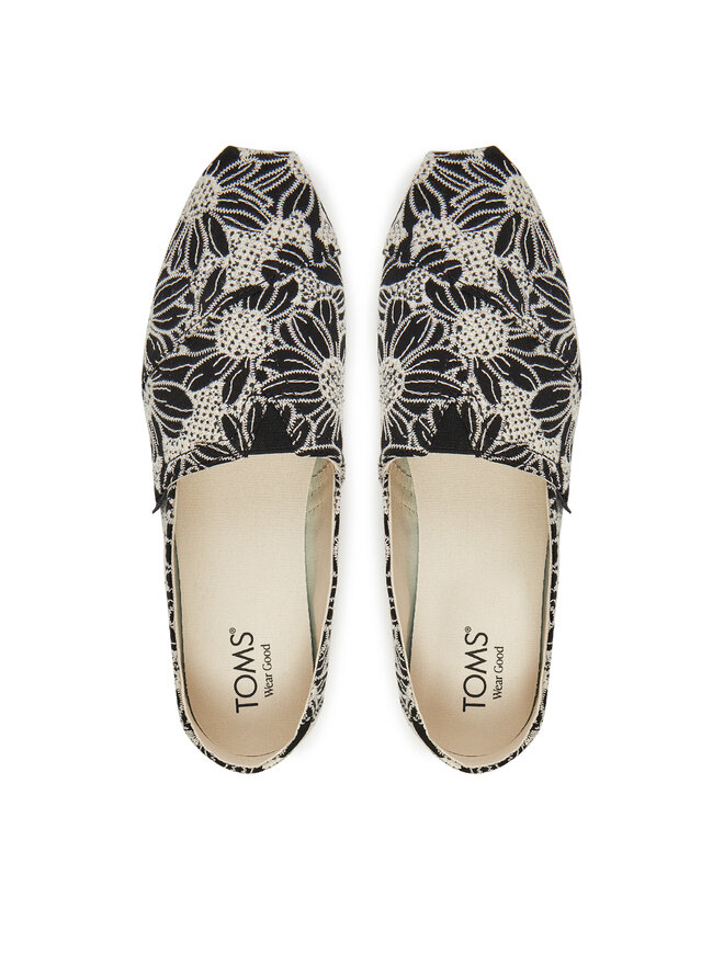 Toms Félcipő Toms Alpargata Classic 10021888 Fekete