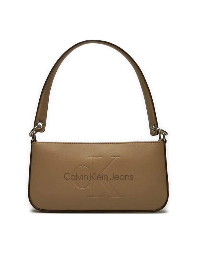 Calvin Klein Jeans Torbica Calvin Klein Jeans Sculpted Shoulder Pouch25 Mono K60K610679 Smeđa