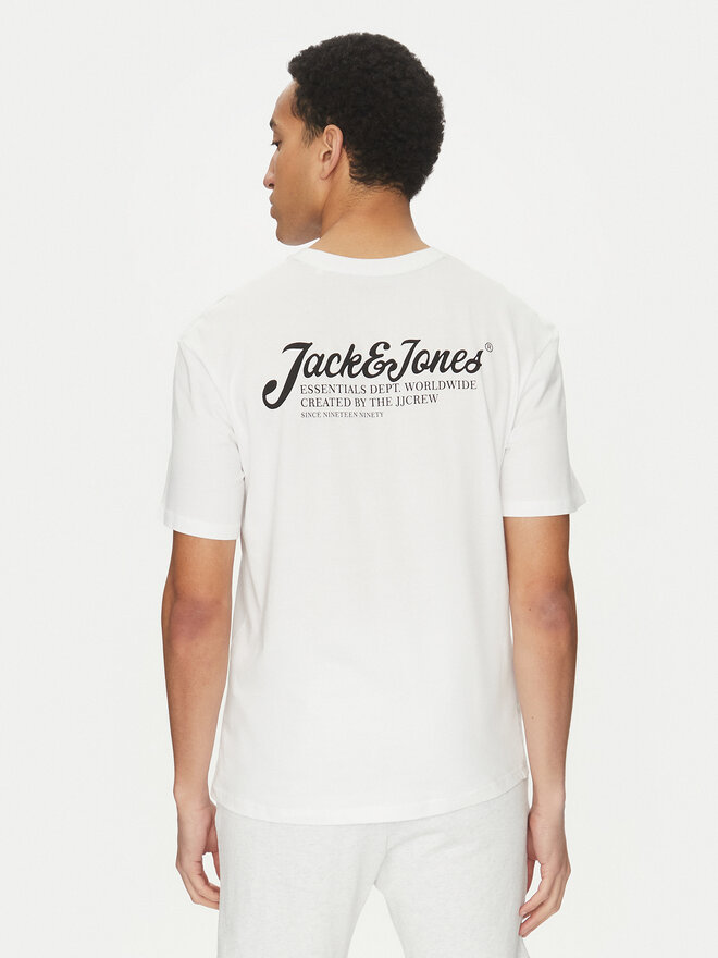 Jack&Jones Jack&Jones Σετ t-shirt και αθλητικό σορτς Beau 12277466 Λευκό Relaxed Fit