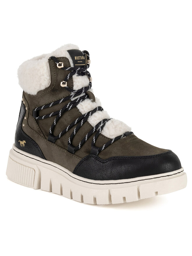Mustang Stiefeletten Mustang 1502-602 Khakifarben