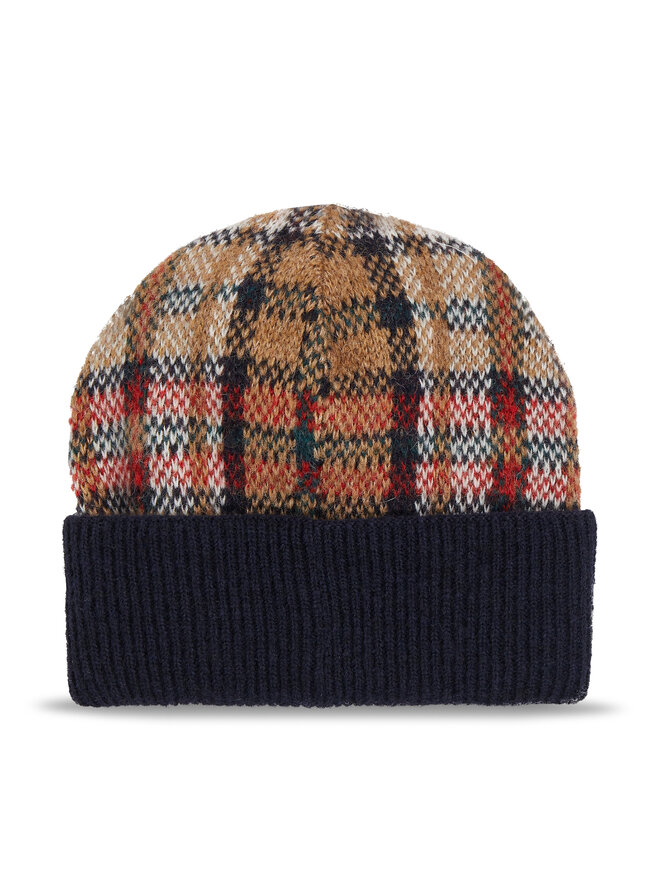 Tommy Hilfiger Gorro Tommy Hilfiger Tommy Check Beanie AW0AW15315 Azul marino