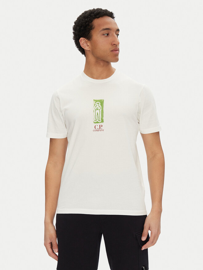 C.P. Company C.P. Company Футболка 18CMTS310A005431G Білий Regular Fit