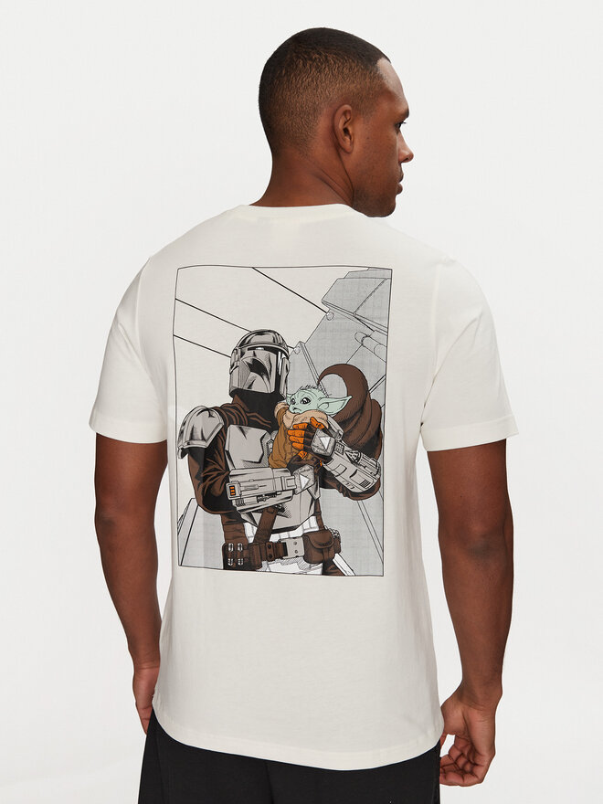 adidas adidas Camiseta Star Wars The Mandalorian™ JI5715 Blanco Regular Fit