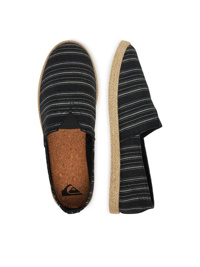 Quiksilver Espadryle Quiksilver WAVESTRIDE-01 Czarny