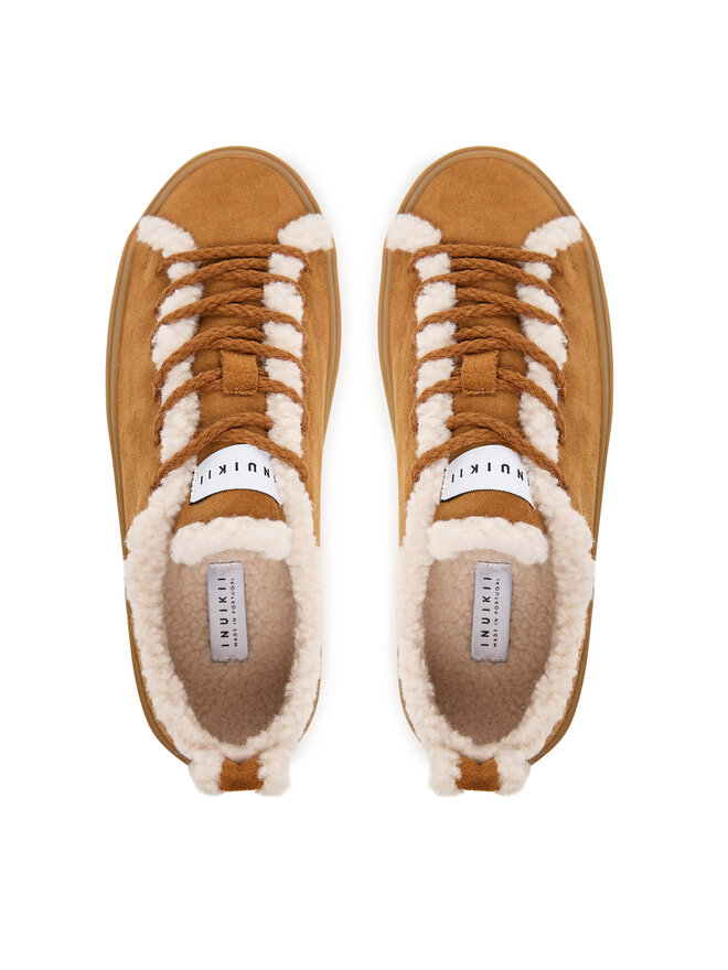 Inuikii Snīkeri Inuikii Shearling Low 1001.001.0242 Brūns
