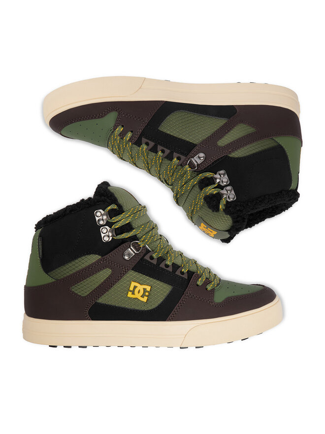 DC Shoes Снікерcи DC Shoes EO-PURE HIGH TOP WC WNT DC01802211 Темно-зелений