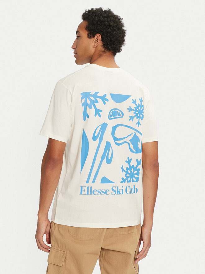 Ellesse Ellesse Majica Skisetta Tee SHX20961 Écru Regular Fit