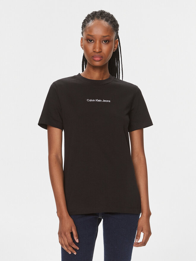 Calvin Klein Jeans Calvin Klein Jeans T-Shirt J20J221065 Schwarz Regular Fit