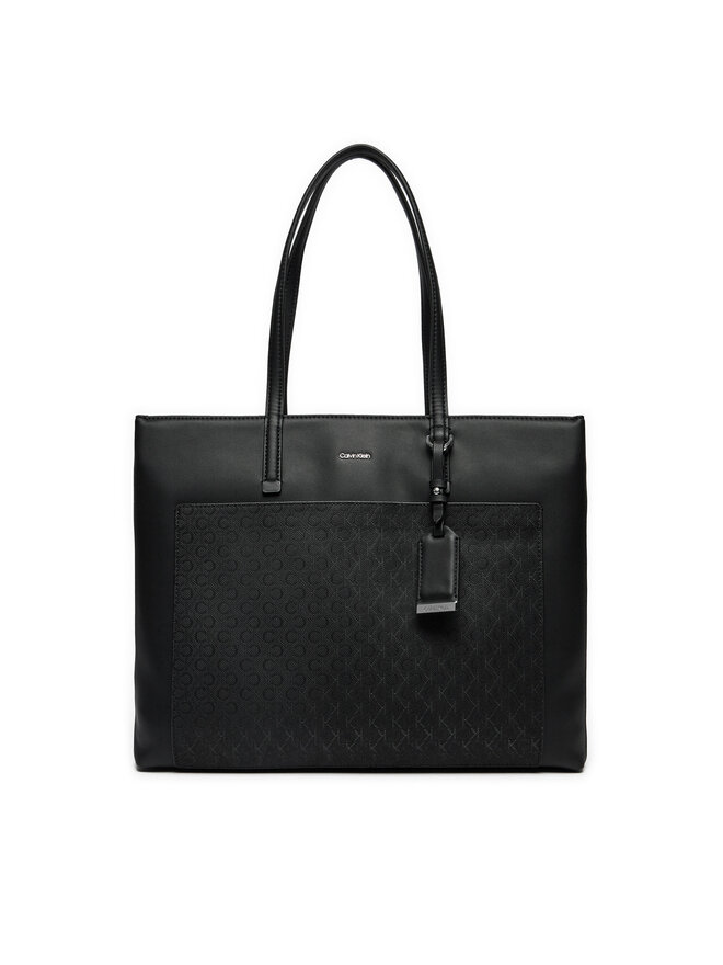 Calvin Klein Borsetta Calvin Klein Ck Must Medium Shopper_Mono K60K612774 Nero