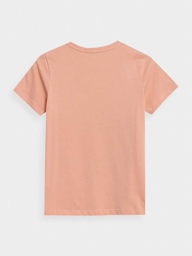 4F 4F Majica 4FJSS23TTSHM288 Roza Regular Fit