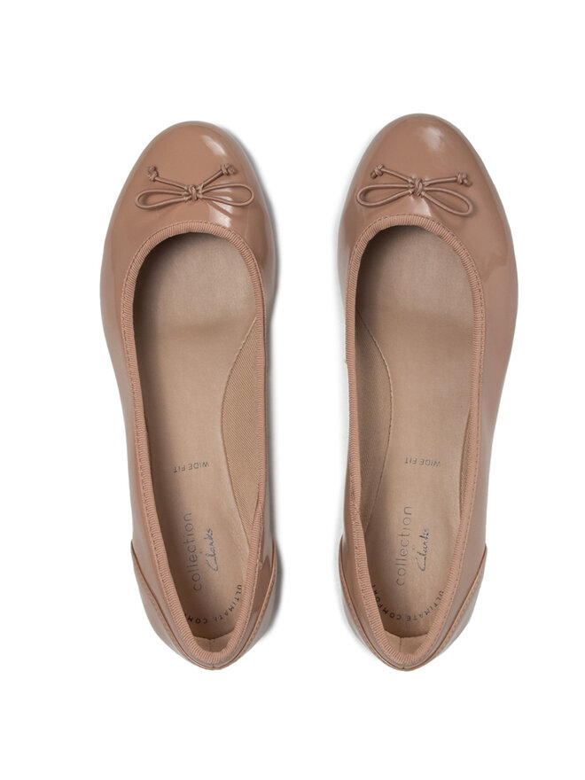 Ballerines Clarks Femme Couture Bloom - Semelle Ortholite Confortable, Matière Synthétique, à Enfiler