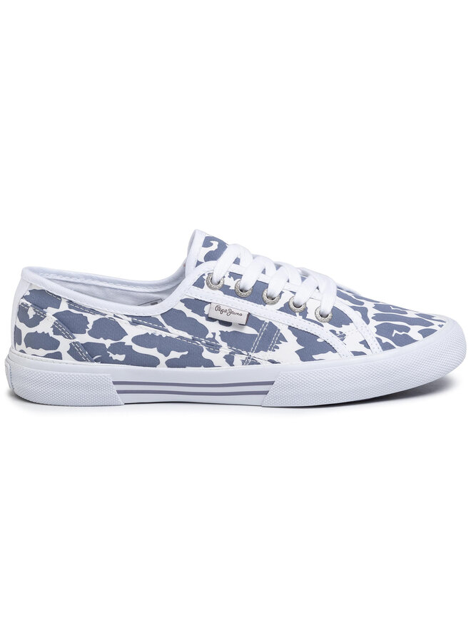 Pepe Jeans Sneakers aus Stoff Pepe Jeans Aberlady PLS30951 Weiß