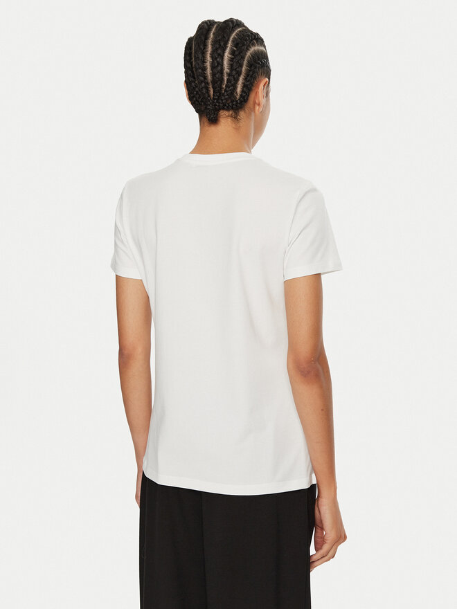 Fracomina Fracomina T-Shirt FR24WT3004J40108 Λευκό Regular Fit