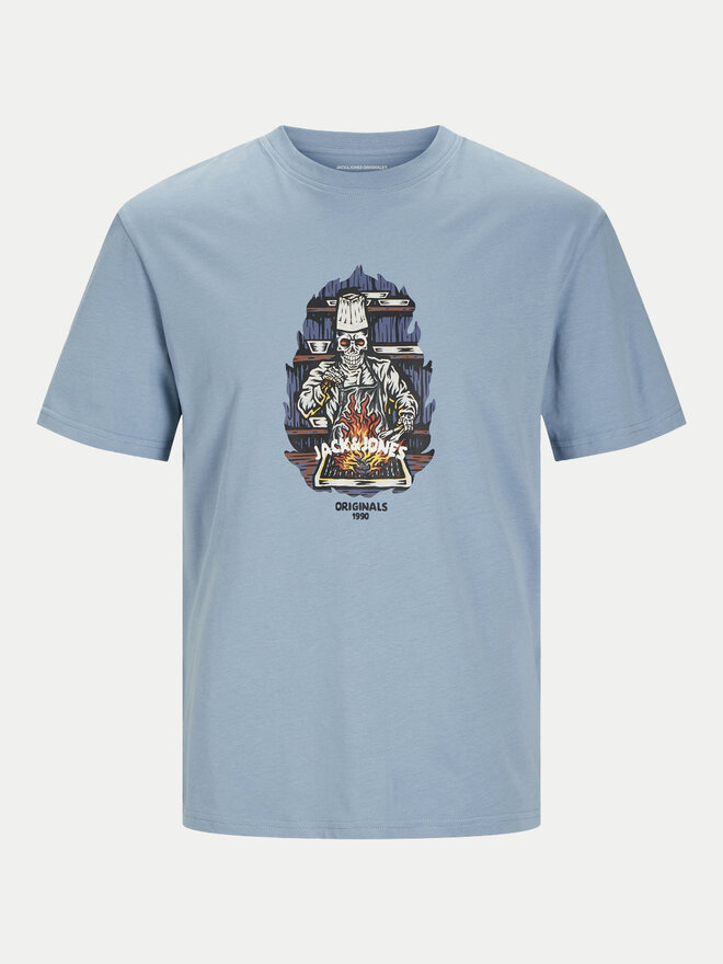 Jack&Jones Jack&Jones T-Shirt Seven Skull 12262491 Πράσινο Regular Fit