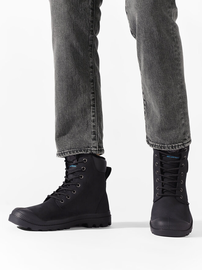 Palladium Trapper stila apavi Palladium Pampa Sport Cuff Wps 72992-010-M Melns