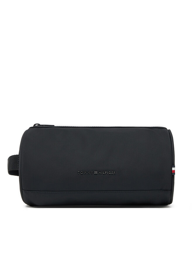 Tommy Hilfiger Smink táska Tommy Hilfiger Th Repreve Washbag AM0AM13365 Fekete