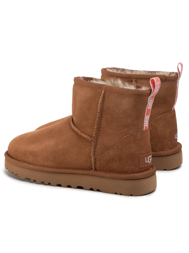 Ugg Schneeschuhe Ugg W Classic Mini II Graphic Logo 1110083 Braun