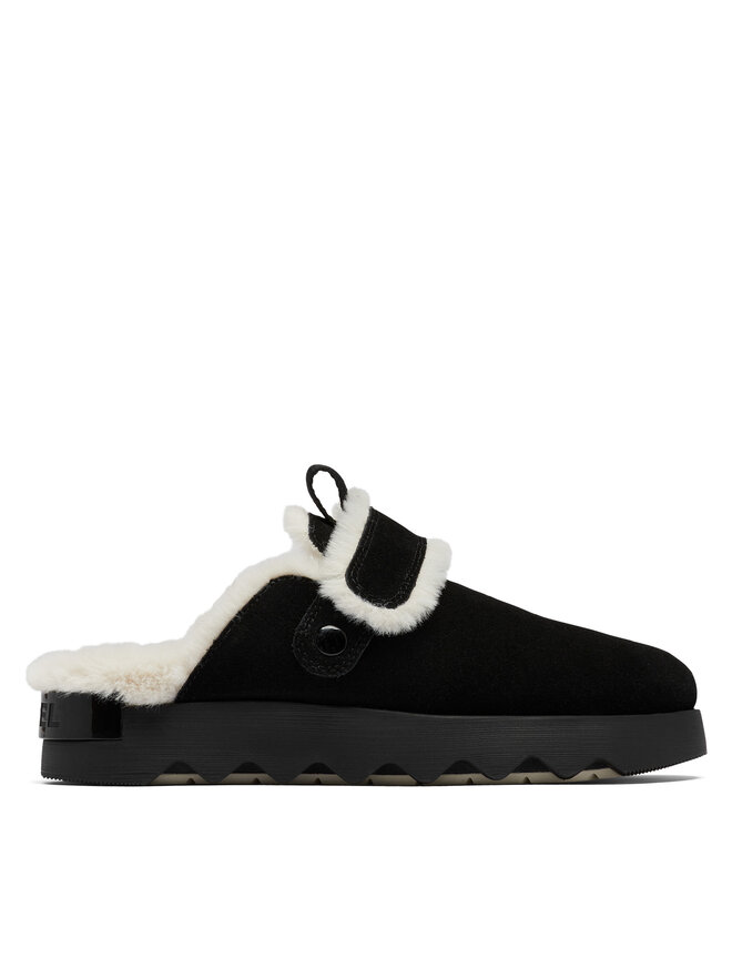 Sorel Bačkory Sorel Viibe Clog Suede Cozy 2048521010 Černá