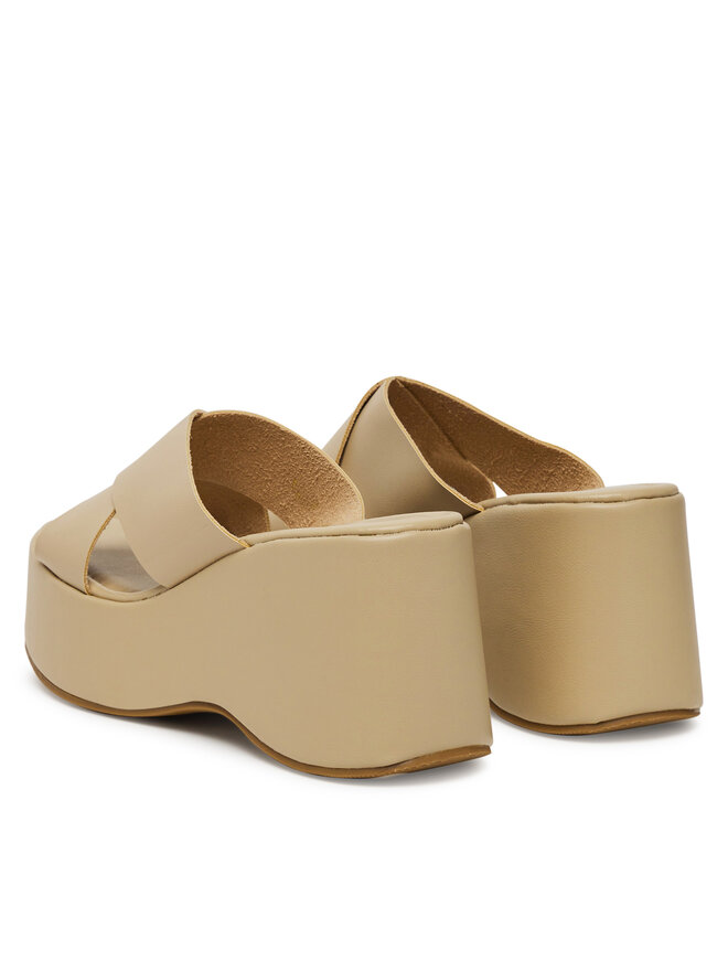 DeeZee Klapki DeeZee F22067-4 Beżowy
