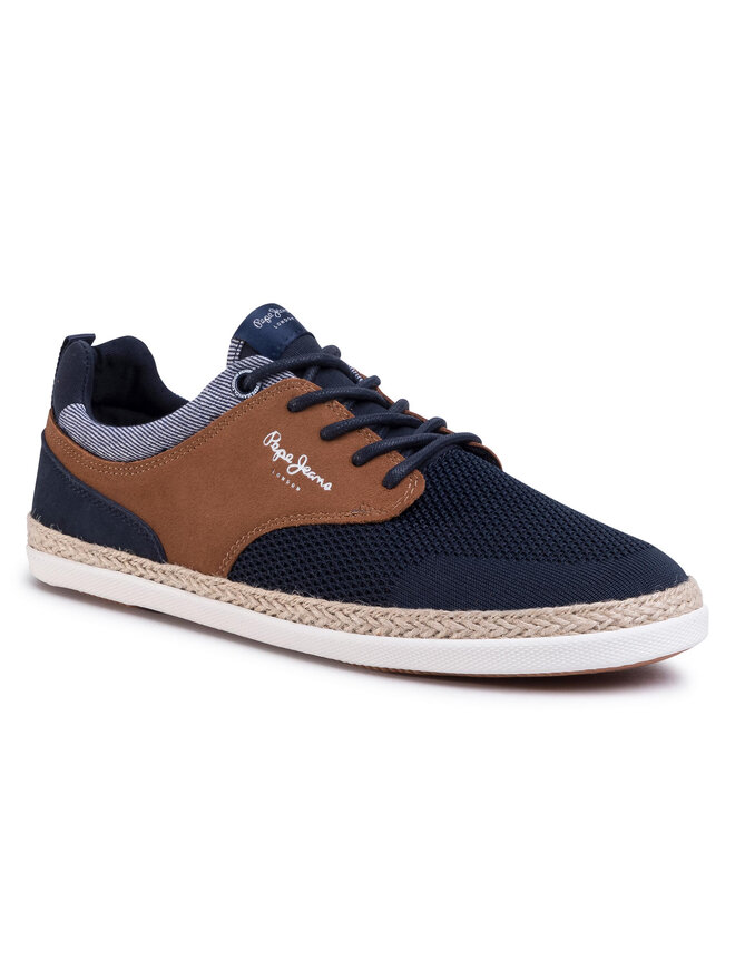 Pepe Jeans Espadrilles Pepe Jeans Maui Sport Knit PMS10284 Dunkelblau