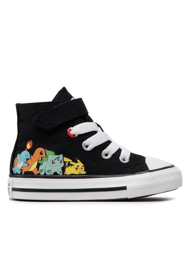 Converse Trampki Converse POKEMON Chuck Taylor All Star Hi A01229C Czarny