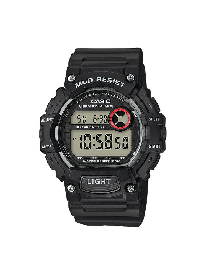 Casio Karóra Casio Mud Resist TRT-110H-1AVEF Fekete