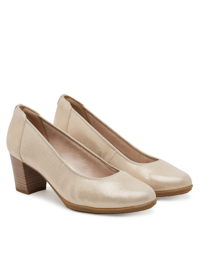 Tamaris Czółenka Tamaris 1-22451-44 Złoty