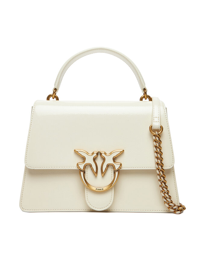 PINKO Τσάντα PINKO Love One Top Handle Classic Light PE 25 PLTT 100066 A1UV Λευκό