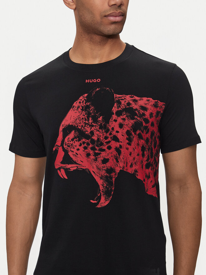 HUGO HUGO Camiseta Dikobra 50519013 Negro Regular Fit