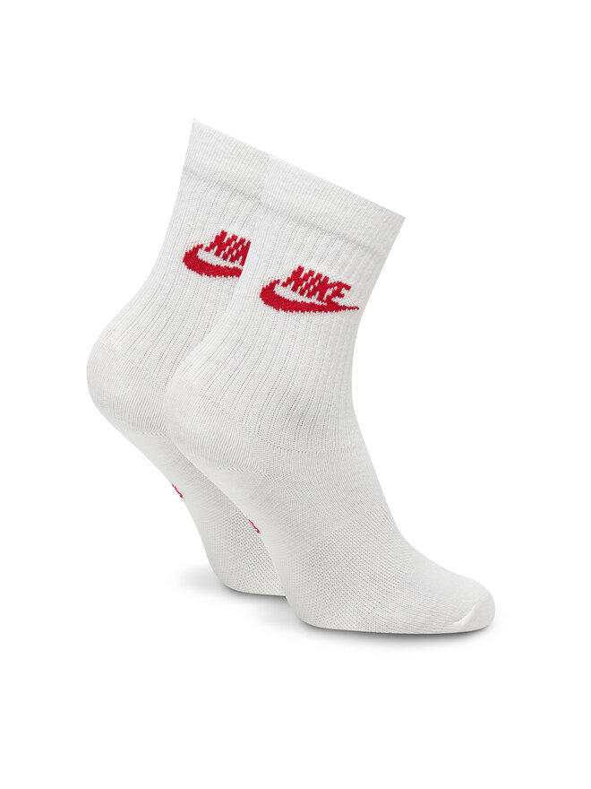 Nike 3 pares de calcetines altos para mujer Nike DX5025 Blanco