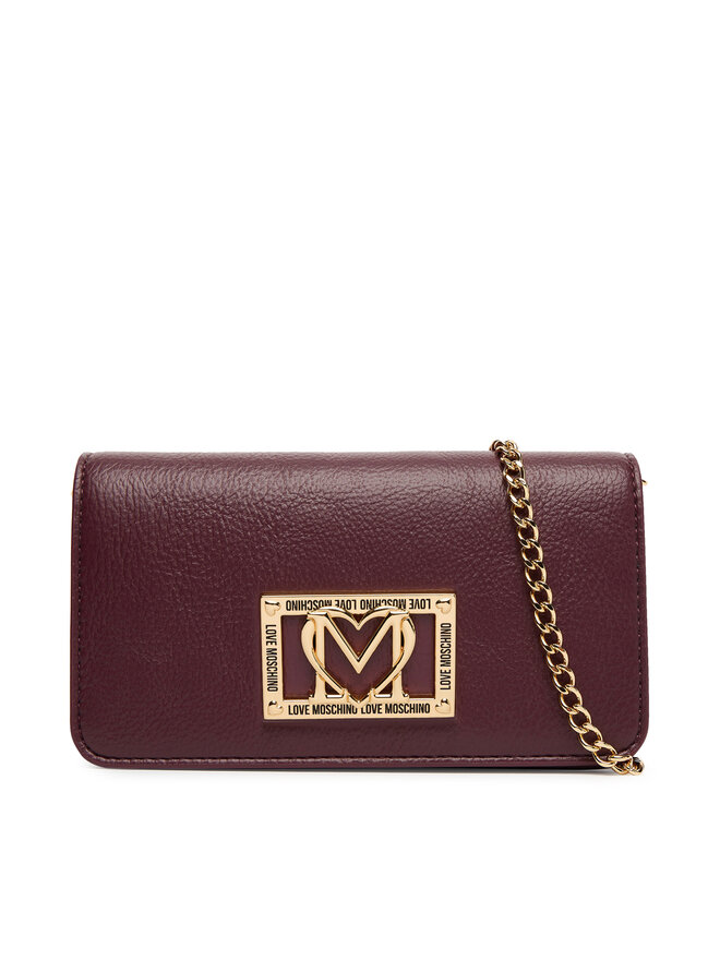 LOVE MOSCHINO Torebka LOVE MOSCHINO JC5602PP1NLI0552 Bordowy