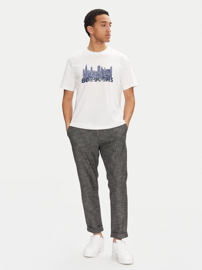 Jack&Jones Jack&Jones Marškinėliai Boston 12272981 Balta Relaxed Fit