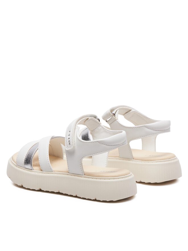 Geox Basutės Geox J Sandal Kodette Gir J45DBI 0BCBN C0007 S Balta