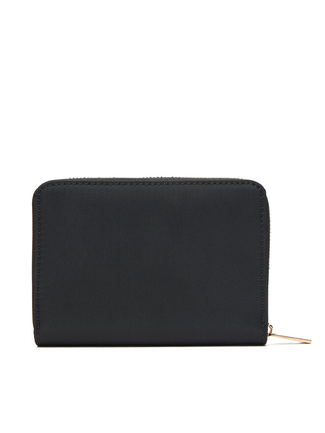 Tommy Hilfiger Мале жіноче портмоне Tommy Hilfiger Th Icon Med Za Nylon AW0AW17741 Чорний