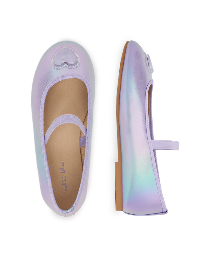 Nelli Blu Baleriny Nelli Blu JD24-FD01-0819 Fioletowy